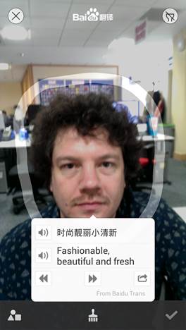 Baidu translation error