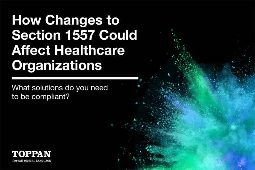 How Changes to Section 1557 Could Affect Healthcare Organisations